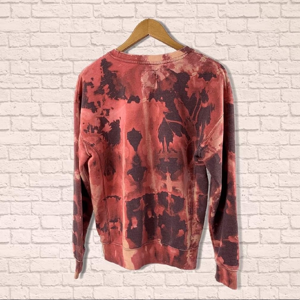 BRAND NEW! GOOD DAY  BLEACHED TIE-DYE SWEATSHIRT - Picture 3 of 3